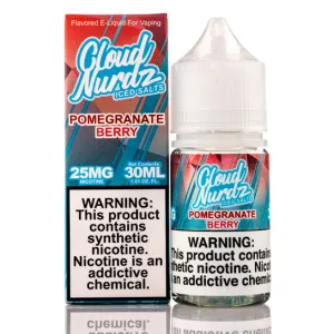 Pomegranate Berry Iced Salt - Cloud Nurdz E-Juice