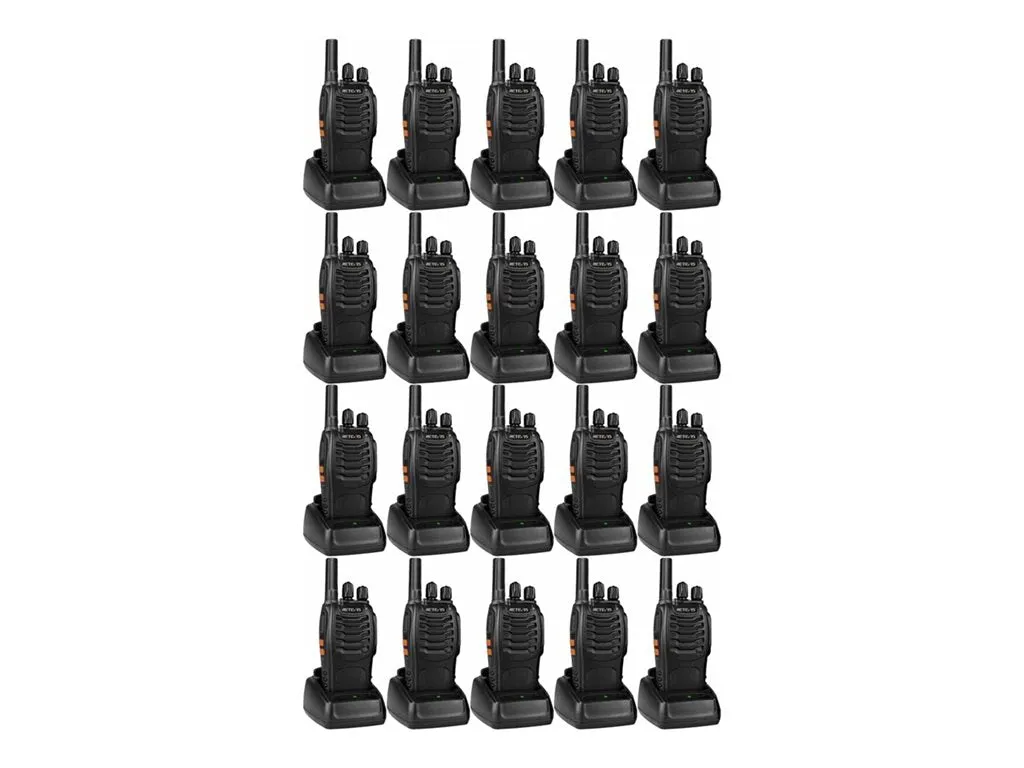 Retevis H777 - Portable - two-way radio - FRS - 400 - 470 MHz - 16-channel (pack of 20) H-777-20PK