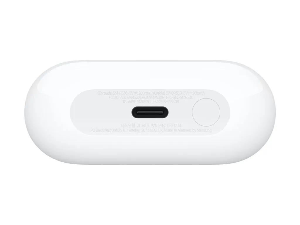 Samsung Galaxy Buds3 - True wireless earphones with mic - in-ear - Bluetooth - active noise canceling - white SM-R530NZWAXAR