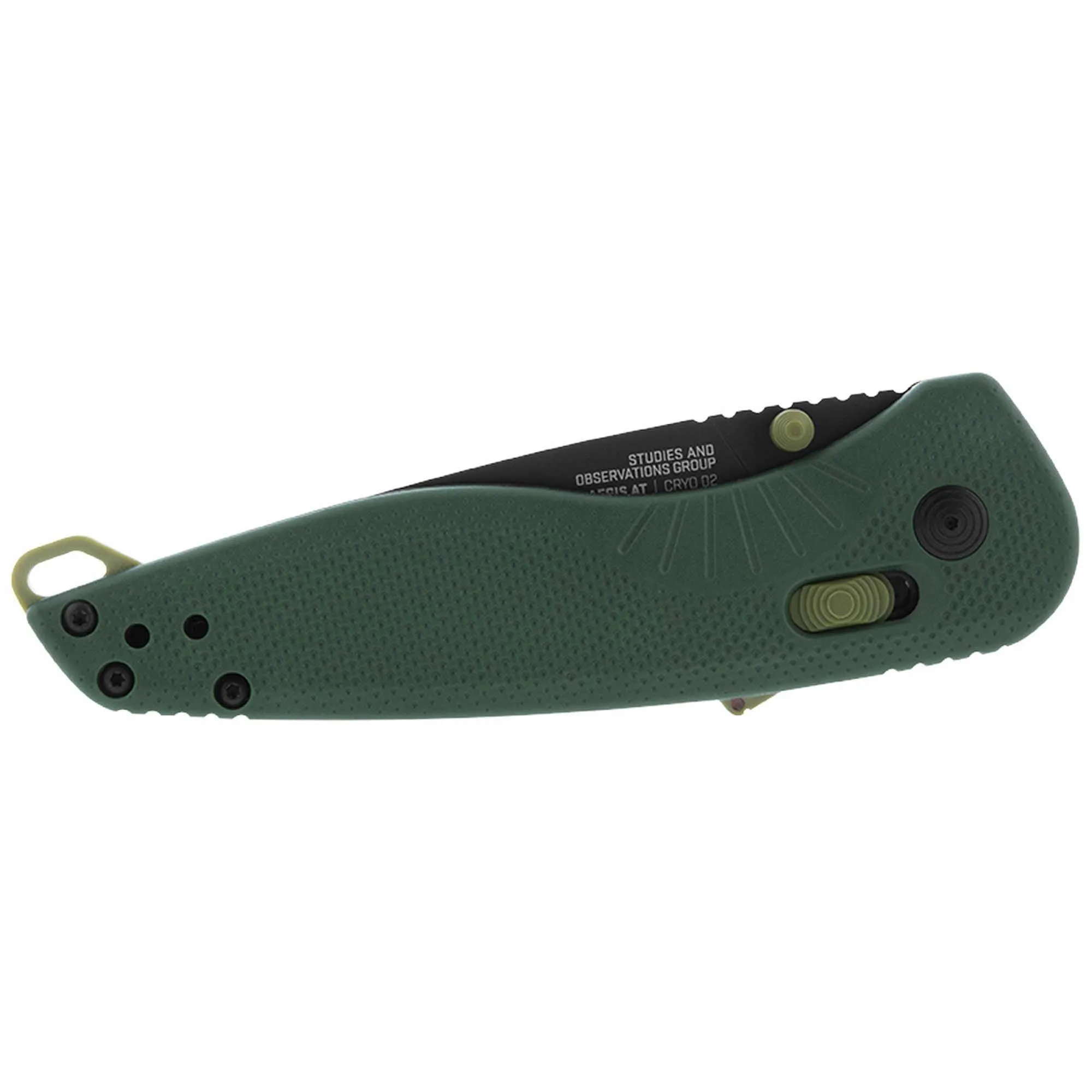 SOG Folding Knife - Aegis AT Drop Point Blade Forest and Moss Handle | 11-41-04-41