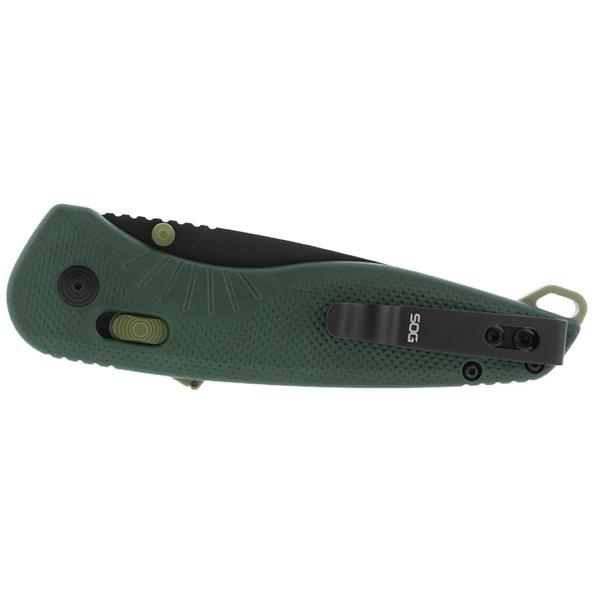 SOG Folding Knife - Aegis AT Drop Point Blade Forest and Moss Handle | 11-41-04-41