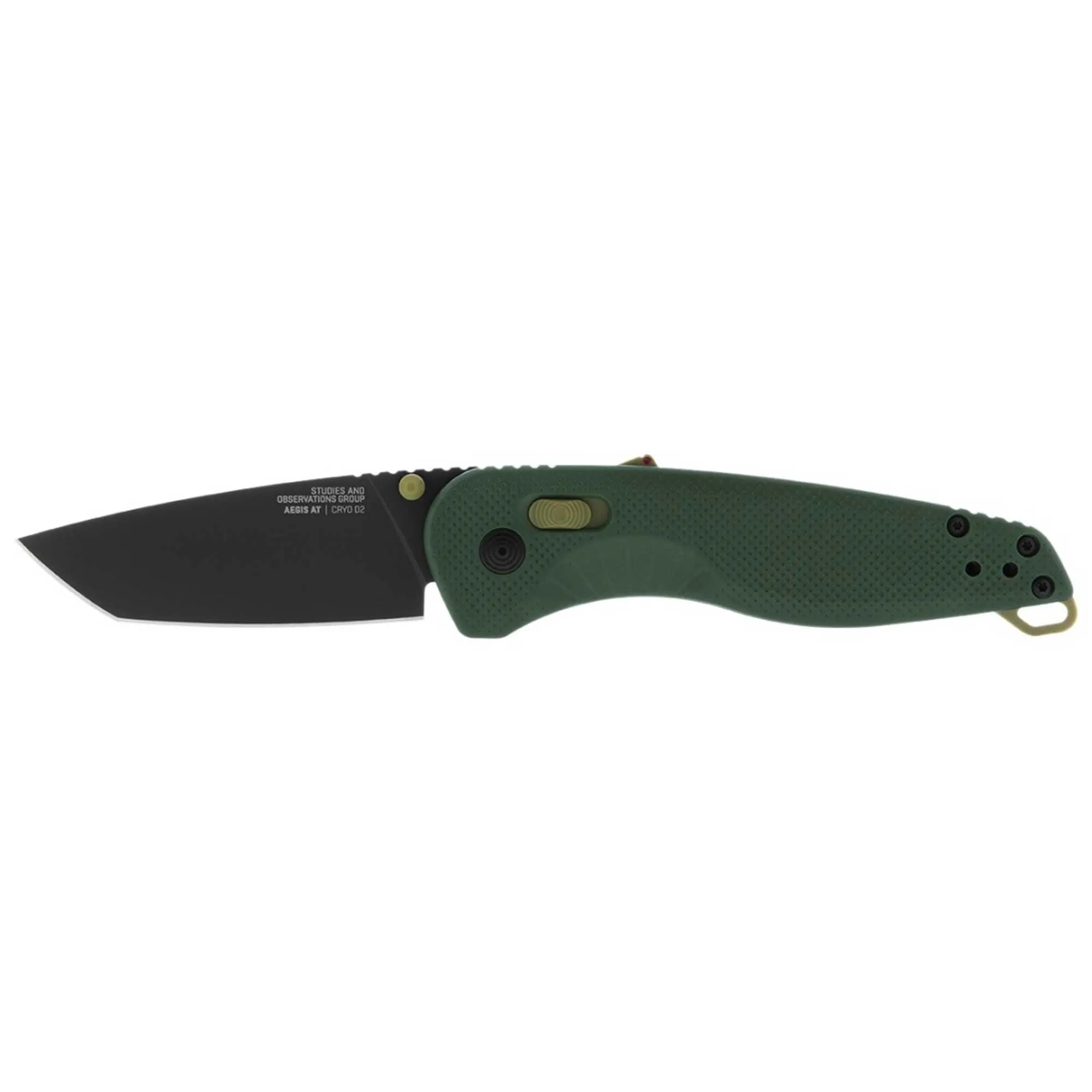 SOG Folding Knife - Aegis AT Stainless Steel Plain Edge Tanto Blade | 11-41-13-41