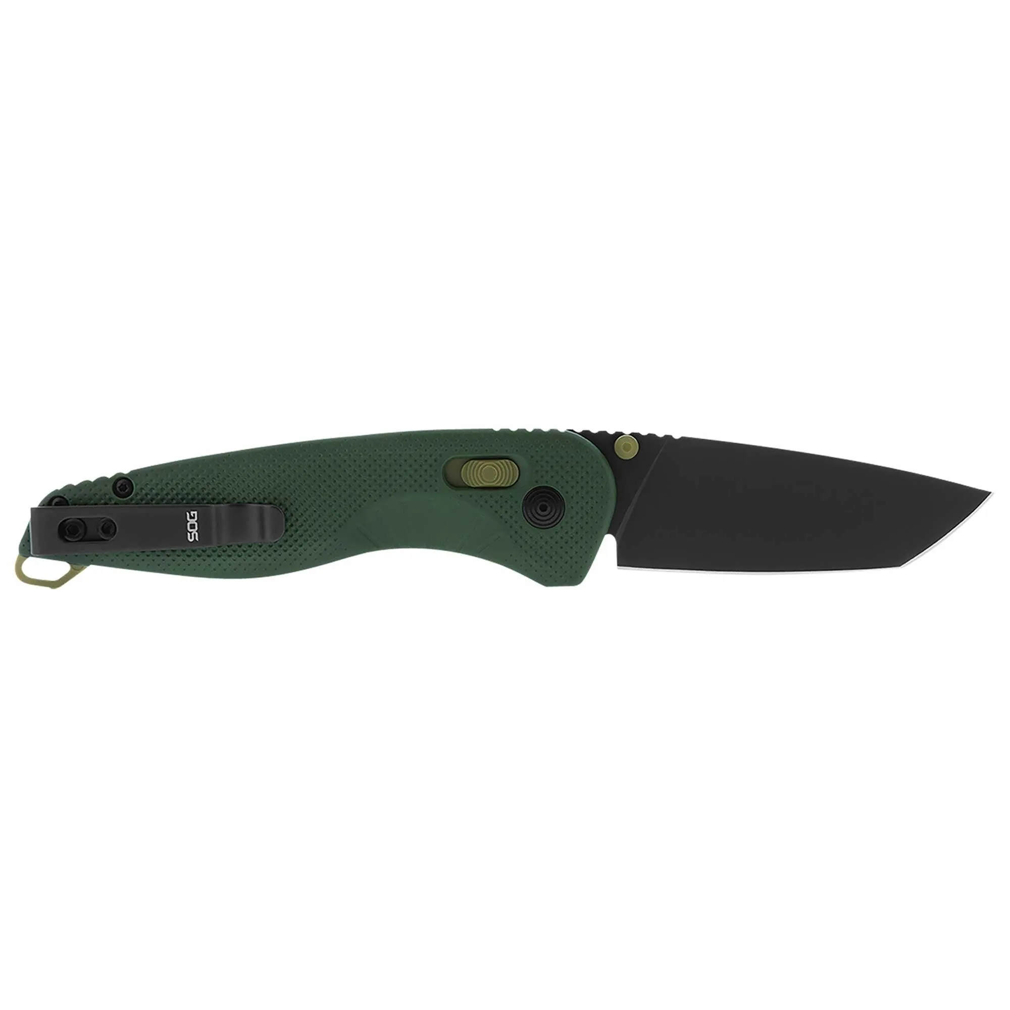 SOG Folding Knife - Aegis AT Stainless Steel Plain Edge Tanto Blade | 11-41-13-41