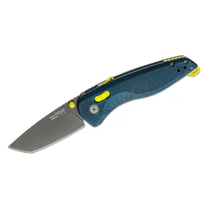 SOG Folding Knife - Aegis AT Steel Tanto Blade with Indigo Acid Handle | 11-41-14-41
