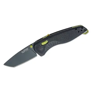 SOG Folding Knife - Aegis AT Tanto Flat Blade Black and Moss Handle | 11-41-09-41