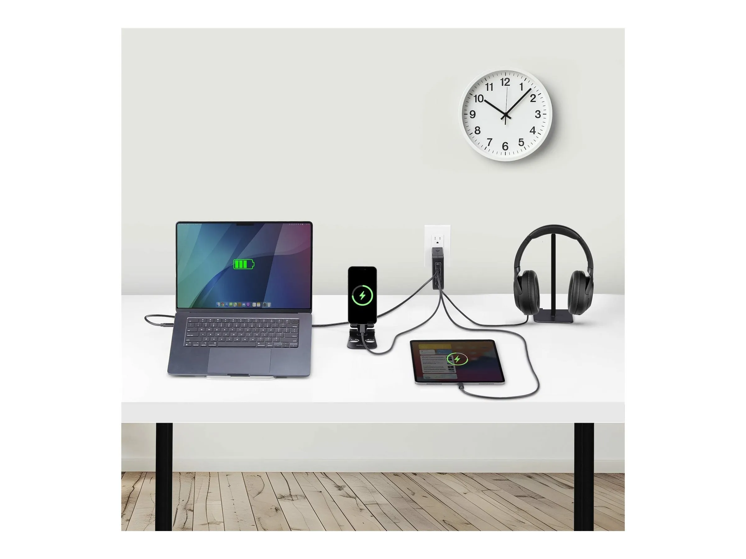 StarTech.com 140W USB-C Wall Charger, USB-C/USB-A, PD GaN Power Adapter - Power adapter - GaN technology - 140 Watt - 5 A - Power 3114GCN-WALL-CHARGER