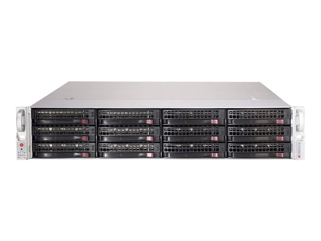 Supermicro SuperChassis 826BE2C-R802JBOD - Rack-mountable 2U - SATA/SAS - hot-swap 800 Watt - black CSE-826BE2C-R802JBOD