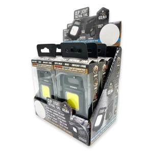 Tactical Tool with LED Clip Light - 6 Pieces Per Retail Ready Display 24345