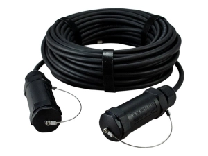 TechLogix MOFO ST Series - HDMI cable - HDMI male to HDMI male - 98 ft - fiber optic - black - armored, 3D video support, 4K60Hz MOFO-HD20ST-030