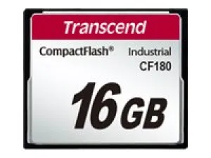 Transcend CF180I - Flash memory card - 16 GB - CompactFlash TS16GCF180I