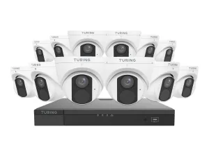 Turing LITE - NVR   camera(s) - PoE, AC powered - 16 channels - 1 x 4 TB - 12 camera(s) - CMOS TLKCT4F4
