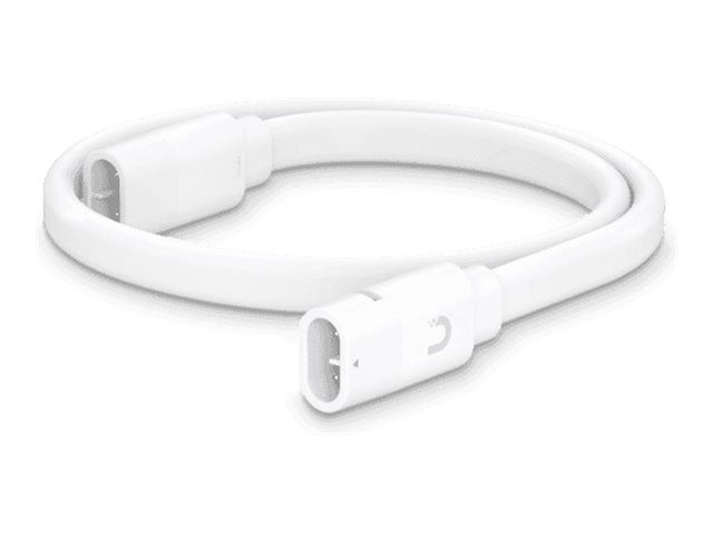 Ubiquiti UISP - Power cable - power transport to power transport - 1.6 ft - outdoor, stranded - white UACC-CABLE-PT-0.5M