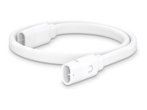 Ubiquiti UISP - Power cable - power transport to power transport - 1.6 ft - outdoor, stranded - white UACC-CABLE-PT-0.5M