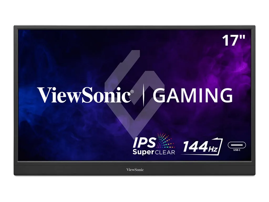 ViewSonic VX1754 - LED monitor - gaming - 17 (17.3" viewable) - portable - 1920 x 1080 Full HD (1080p) @ 144 Hz - 250 cd/mï¿½